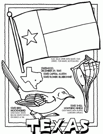 State Symbols Coloring Pages : Coloring Book Area Best Source for 