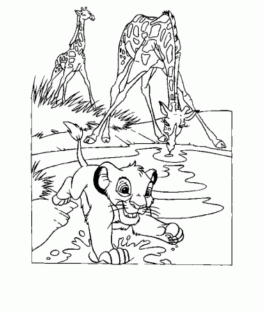 Coloring Page - The lion king coloring pages 1