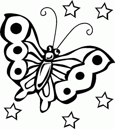 Butterfly Coloring Pages and Book | UniqueColoringPages