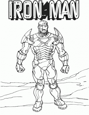 Coloring Page - Iron man coloring pages 29