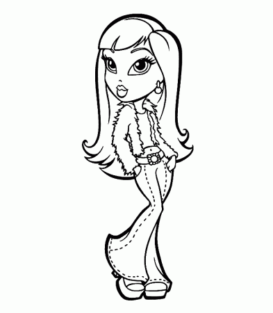 Coloring Pictures Bratz | Barbie Coloring Pages | Printable Free 