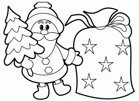 Christmas Coloring Pages for Kids Wallpapers HD, Wallpaper 