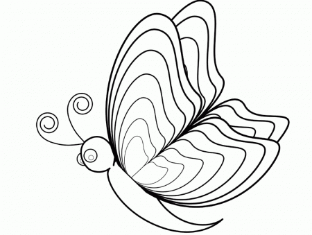 Butterfly Printable Coloring Pages Inspiration | ViolasGallery.