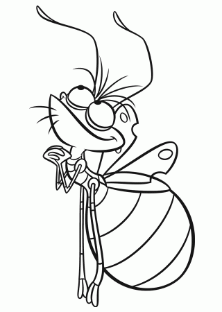 The Princess & the Frog Coloring Page | Frog