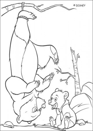 Brother Bear coloring book pages - Brother Bear 4