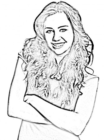 Pin Coloring Hannah Montanah Pages You Can Color Online Cake on 