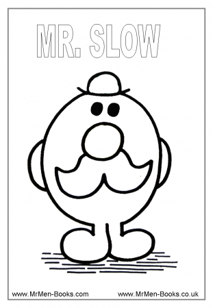 mr sneeze Colouring Pages