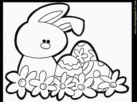 Coloring Pages Easter Coloring Bunny2 (Cartoons > Miscellaneous 