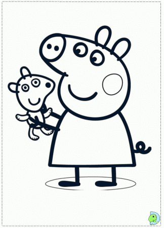 Peppa Pig Colouring Pages