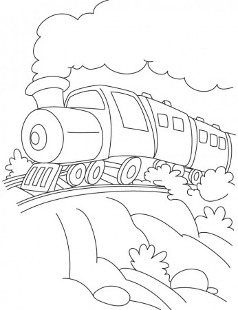 Train coloring pages, Kids Coloring pages, Free Printable for Kids