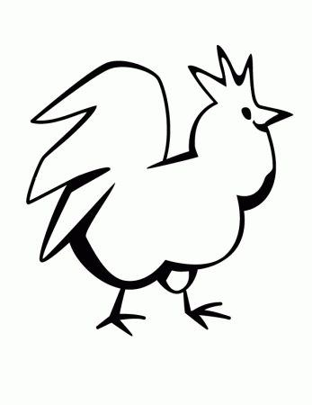 chicken 0251 printable coloring in pages for kids - number 2685 online