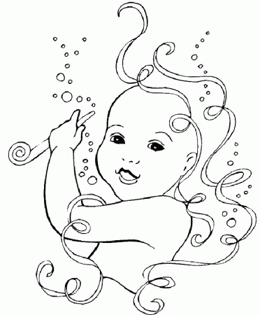 Baby Coloring pages | Coloring pages for girls | #6 Free Printable 