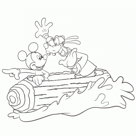 Splash Mountain | Coloring Pages