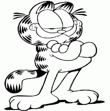 Coloring Pages Garfield - HD Printable Coloring Pages