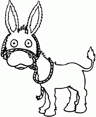 funny Donkey Printable Coloring Pages For Kids | Great Coloring Pages