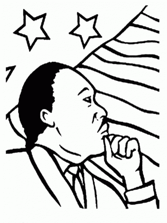 Martin Luther King Jr Coloring Pages Free Top Resolutions 