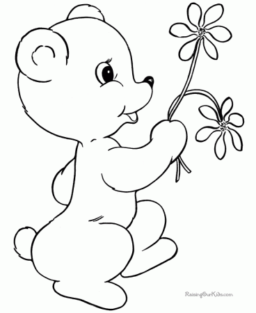 Cute printable coloring sheet pictures 014