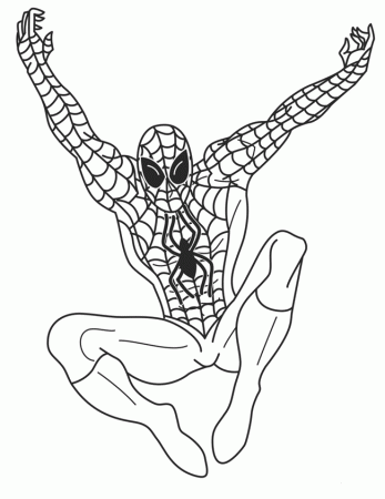 spiderman coloring pages printable hub