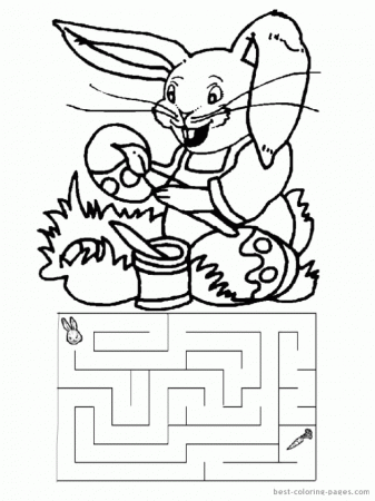 Printable easter mazes | Best Coloring Pages - Free coloring pages 