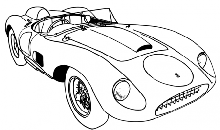 Pagani Zonda R Coloring Page - Free Printable Coloring Pages for Kids