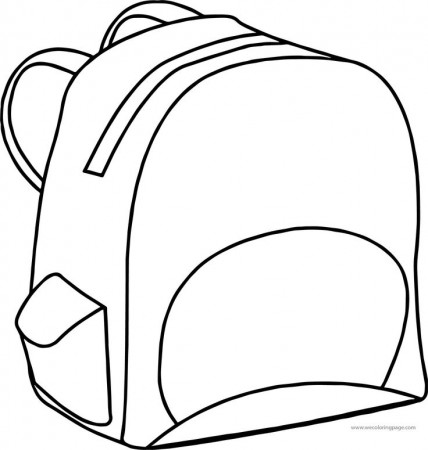 Be School Bag Coloring Page | Coloring pages, Coloring sheets for kids,  Printable coloring