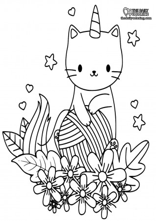 Cat Coloring Pages - The Daily Coloring