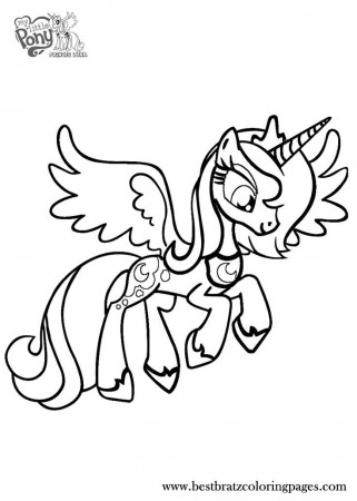 Mlp Coloring Pages Luna - High Quality Coloring Pages