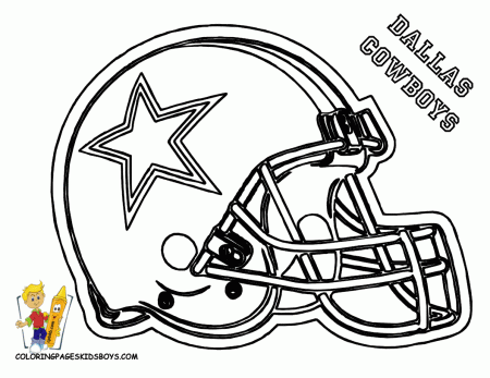 Dallas Cowboy Football Helmet Coloring Pages - Get Coloring Pages