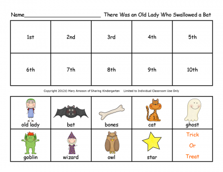 Freebielicious: There Was an Old Lady Who Swallowed a Bat Freebie