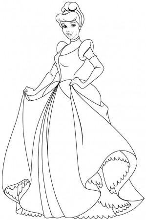 Aurora And Cinderella Coloring Pages - Coloring Pages For All Ages