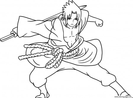 Coloring Pages Anime Sasuke Of Naruto Shippudencb91 Coloring Pages Printable