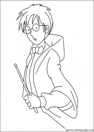 Harry Potter House Coloring Pages free image