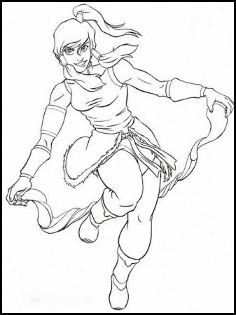 The Legend of Korra 2 Printable coloring pages for kids | Fairy coloring  pages, Coloring pages, Fairy coloring
