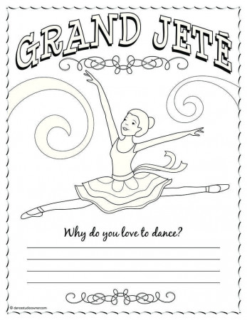 Ballerina Coloring Pages For Kids - http://fullcoloring.com ...