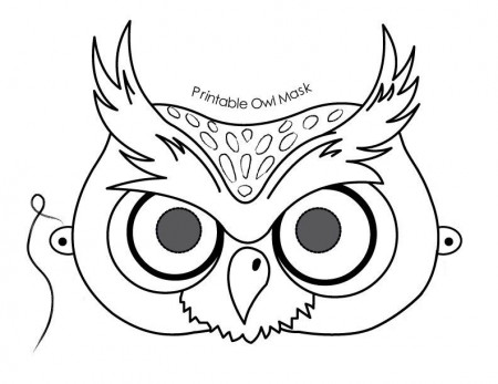 7 Best Images of Owl Mask Printable Template - Printable Owl Mask ...