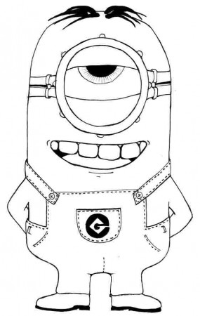 11 Pics of Despicable Me Minion Printable Coloring Page ...