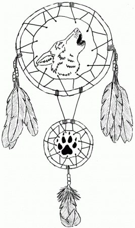 Coloring Pages Of Dream Catchers - Coloring Page Photos