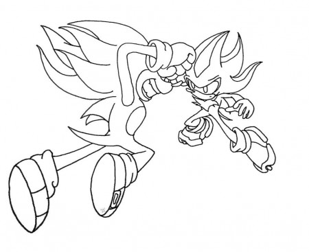 12 Pics of Sonic Shadow Coloring Pages - Sonic and Shadow Coloring ...
