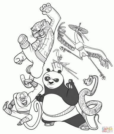 Kung Fu Panda coloring pages | Free Coloring Pages