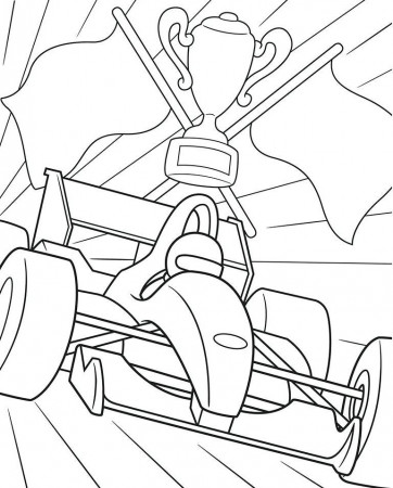 Formula 1 coloring pages | Free Printable coloring pages