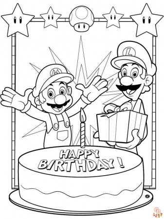 Happy Birthday Coloring Pages: Free Printable Sheets for Kids