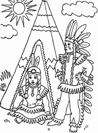Native - Coloring Pages for Kids and for Adults