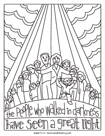 Bible Story Coloring Pages: Winter 2019-2020 - Illustrated Ministry