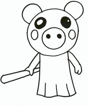Piggy Roblox Coloring Page - Free ...coloringonly.com