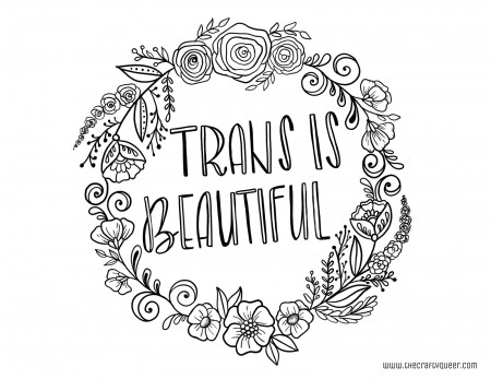 Free Coloring Pages – The Crafty Queer