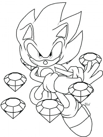 Sonic Coloring Pages Ideas - Whitesbelfast