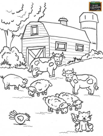 Splendi Farm Animals Coloring – Stephenbenedictdyson