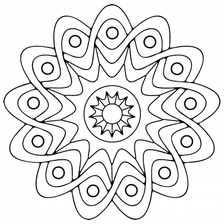 Mindfulness Coloring Pages Kids