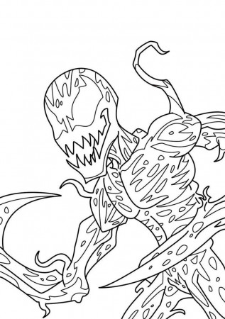 Carnage Coloring Pages Page 1