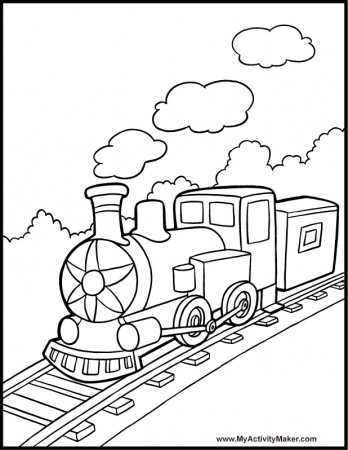 Little Engine That Could Coloring Pages Page 1